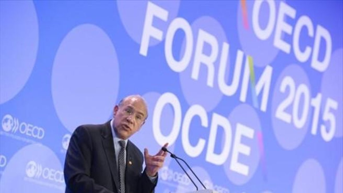 El secretario general de la OCDE, José Ángel Gurría.