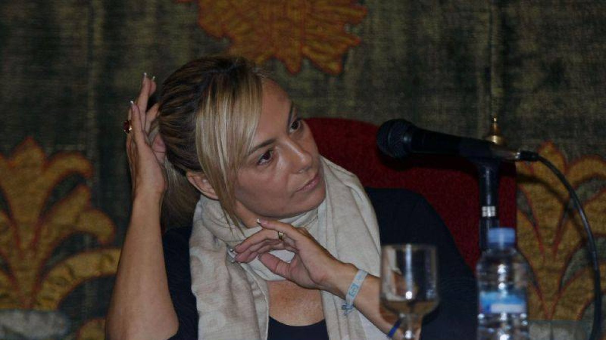 La alcaldesa de Alicante, Sonia Castedo, durante un pleno celebrado en octubre.