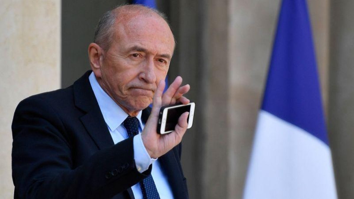 El ministro de Interior francés, Gerard Collomb.