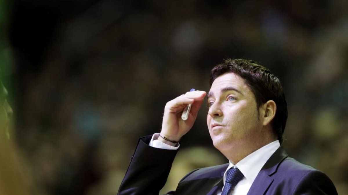 Xavi Pascual, en un partido de la Euroliga del Panathinaikos, en marzo pasado.