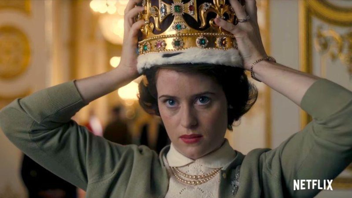 La actriz Claire Foy, en la serie 'The Crown'.