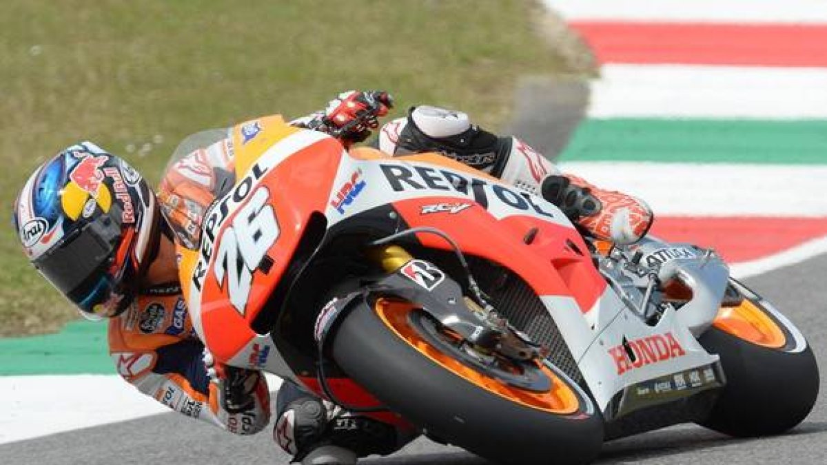 ani Pedrosa, en los entrenamientos en Mugello, este sábado.