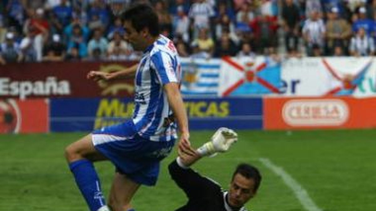 Quintana jugó con el Mérida contra la Ponferradina.