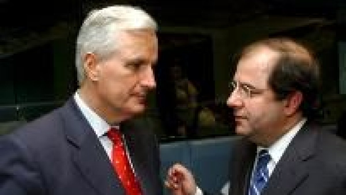 Herrera también conversó con el comisario de Política Regional, Michel Barnier
