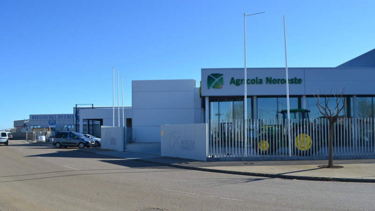 Imagen del Polígono Industrial El Páramo, de Santa María del Páramo. MEDINA