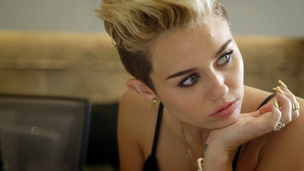 La cantante Miley Cyrus.