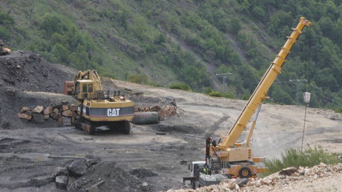 Mina a cielo abierto del Feixolín. DL