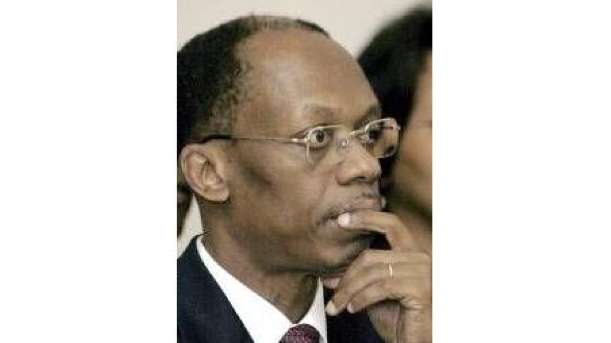 El ex presidente haitiano Jean Bertrand Aristide
