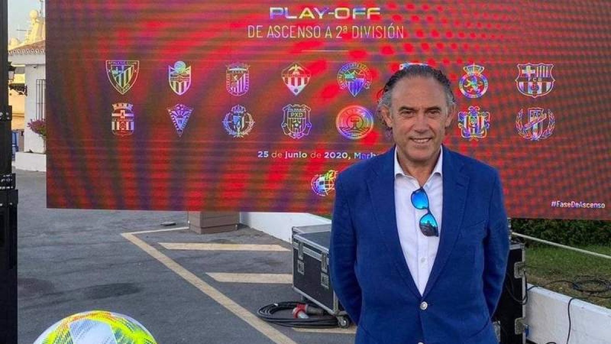 Felipe Llamazares defiende la continuidad de la Primera Federación. DL