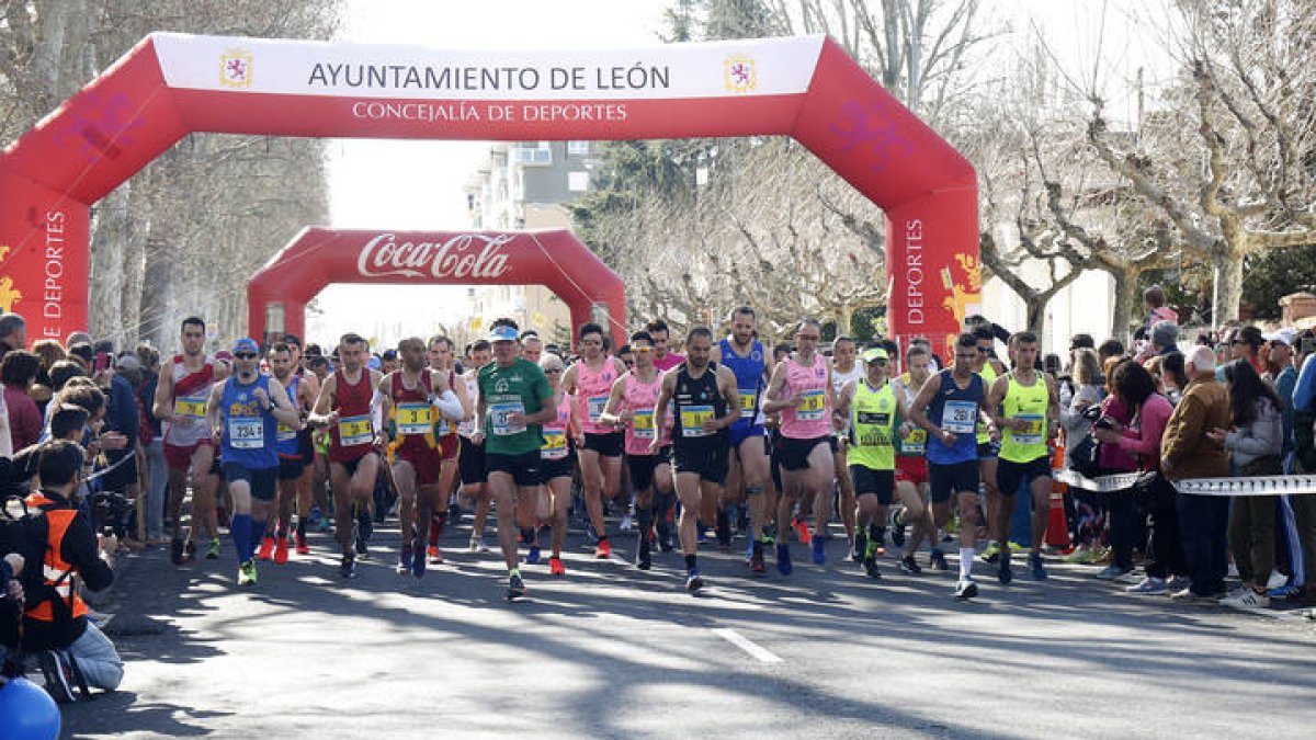 Media maratón de León. F. Otero Perandones.