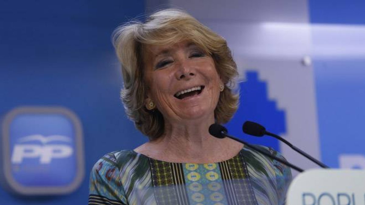 La presidenta del PP de Madrid en una imagen de archivo