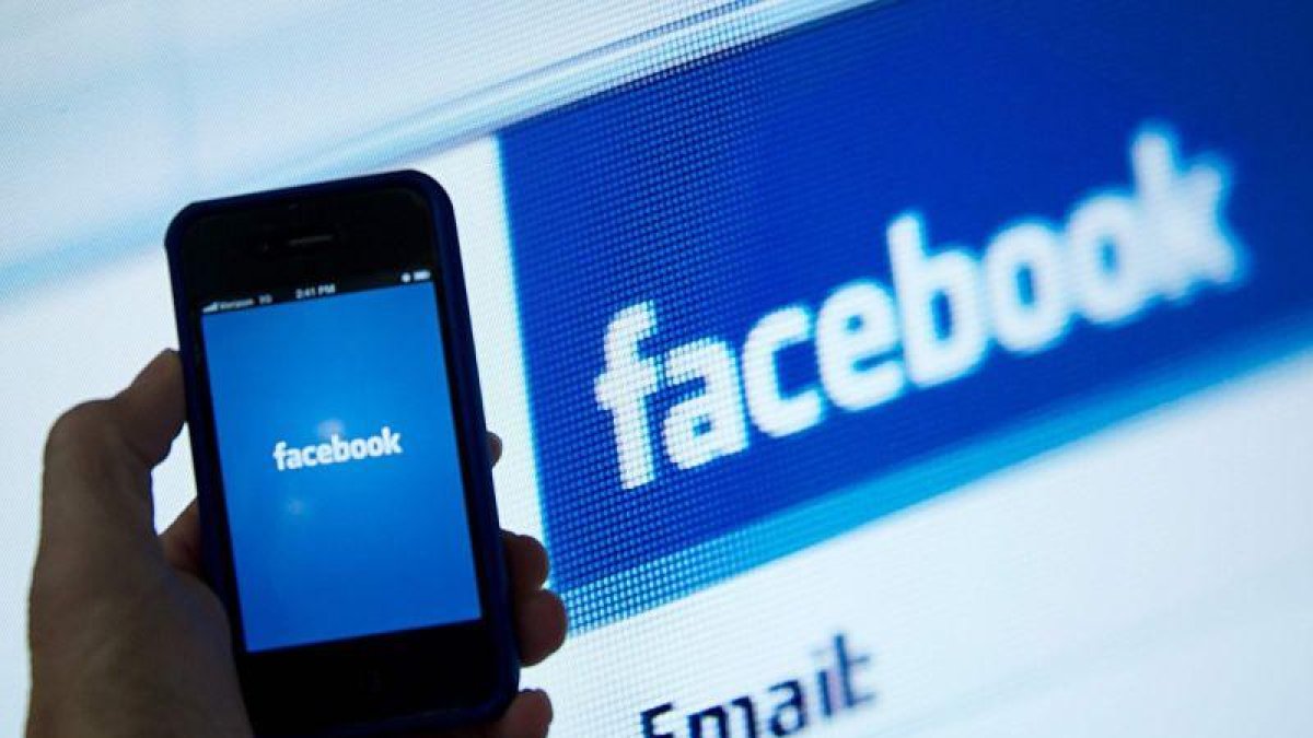 Pantalle de inicio de Facebook.