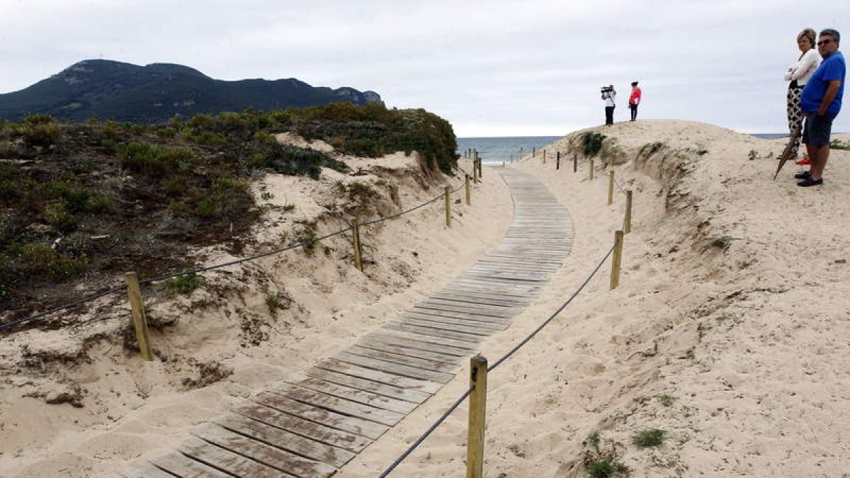 La playa Salvé, donde se produjo el crimen.