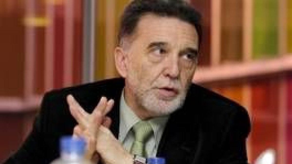 Miguel Alejo, durante el desayuno de trabajo de la Agencia Efe