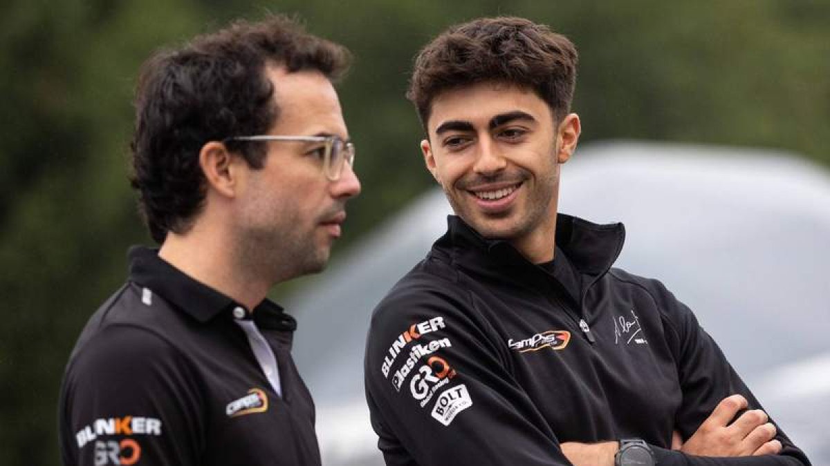 David Vidales, a la derecha, corrió esta temporada en la escudería Campos Racing. DAVID VIDALES RACING