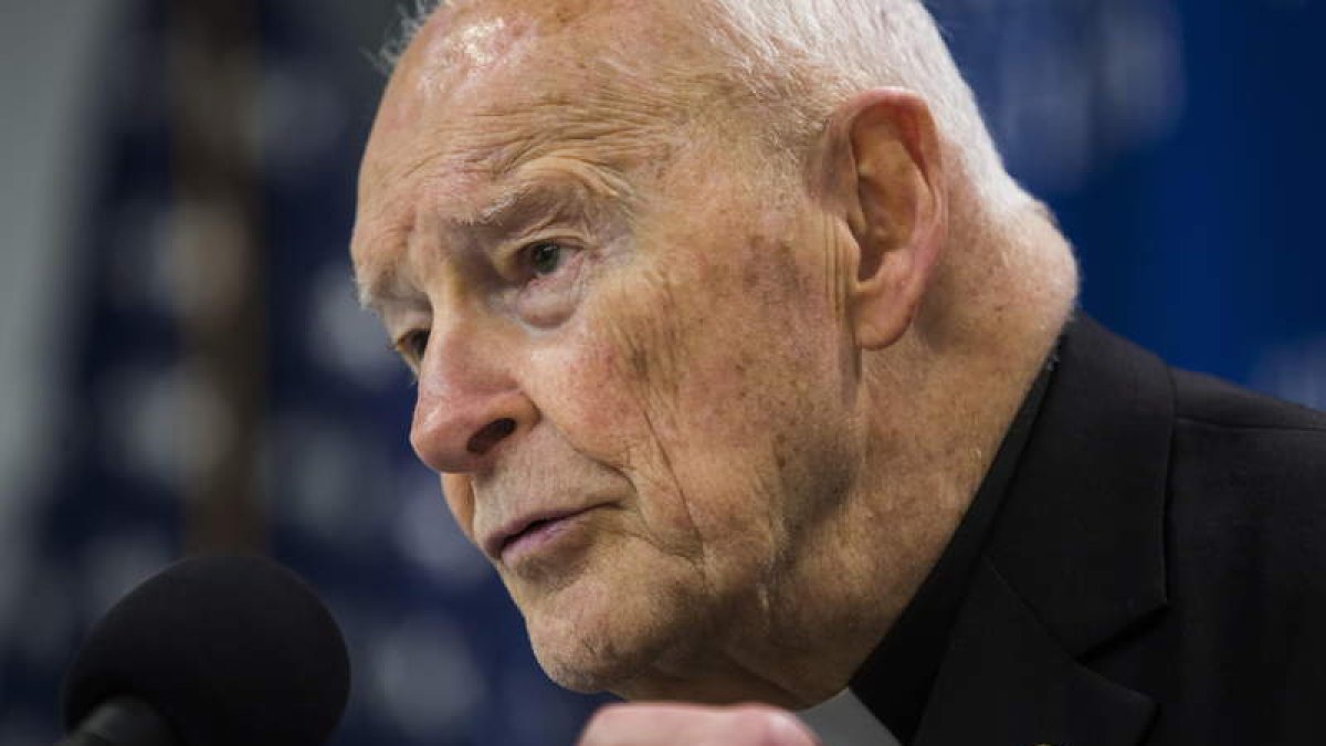 El arzobispo emérito de Washington Theodore McCarrick. JIM LO SCALZO