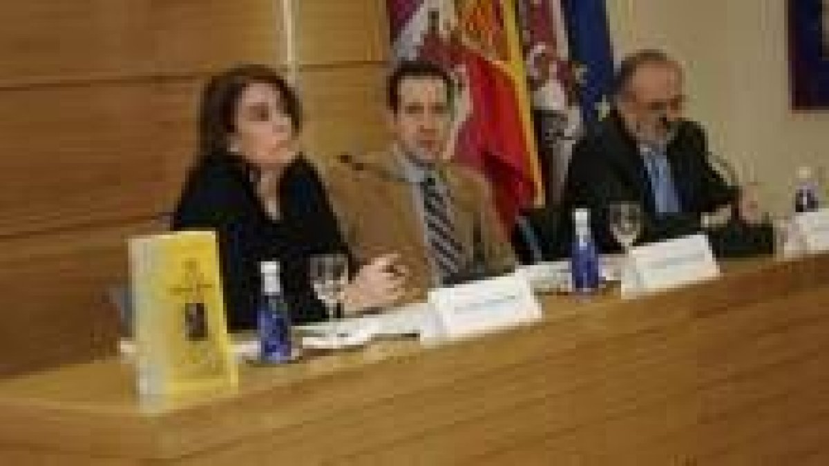 Inmaculada Aladro en un momento de la conferencia que ofreció ayer