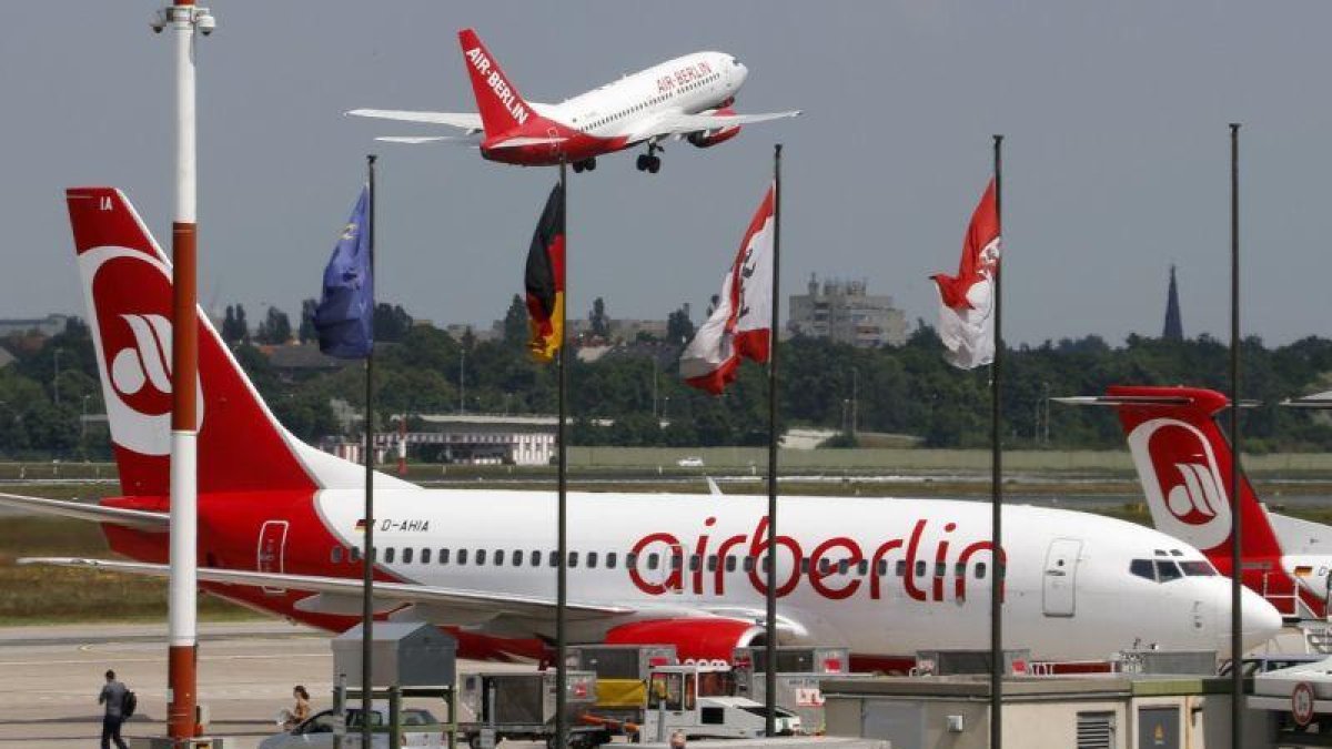 Aviones de Air Berlin.