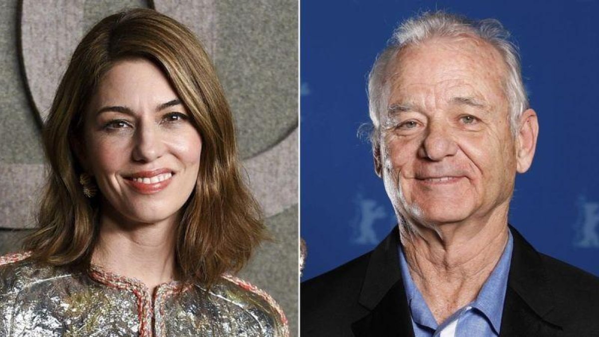 La directora Sofia Coppola y el actor Bill Murray.