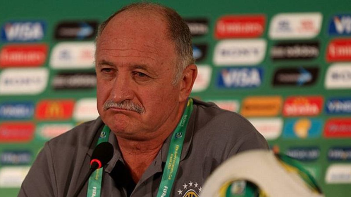 Luiz Felipe Scolari, durante la Copa Confederaciones.