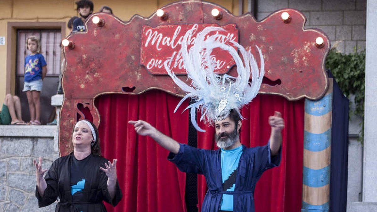 Un momento del espectáculo ‘Malabarian on the Rox’. DL