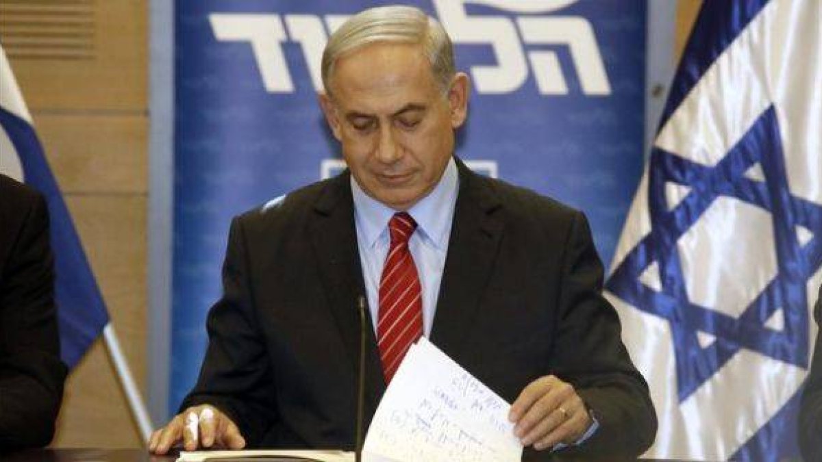El primer ministro israelí, Binyamin Netanyahu.