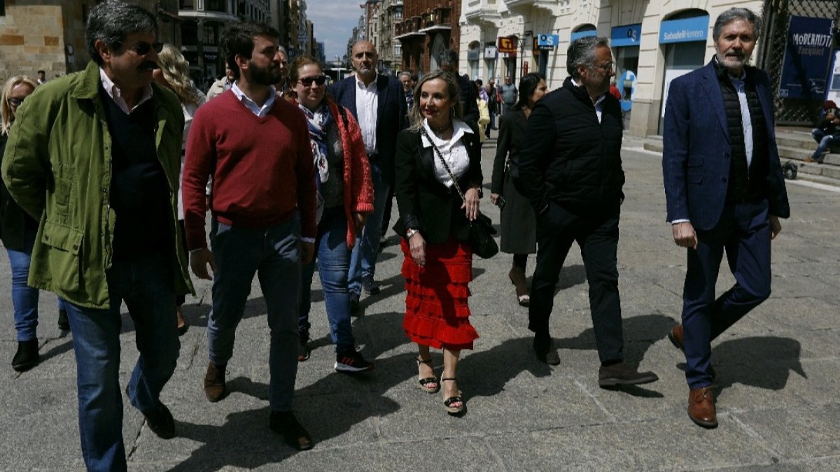Ildefonso del Fueyo, García Gallardo, Blanca Herreros, Carlos Pollán y Pablo Juan Calvo. FERNANDO OTERO