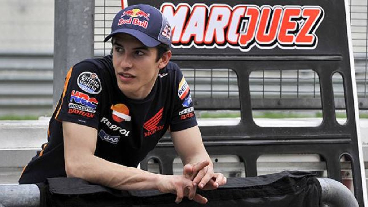 El piloto de Honda Marc Márquez.