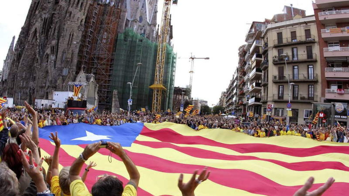 Acto organizado por la ANC el año pasado con motivo de la Diada.