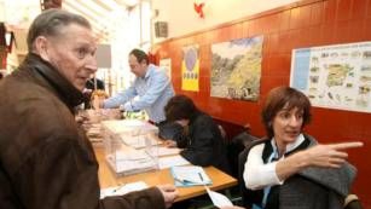 Arancha Miguélez fue interventora en la mesa electoral