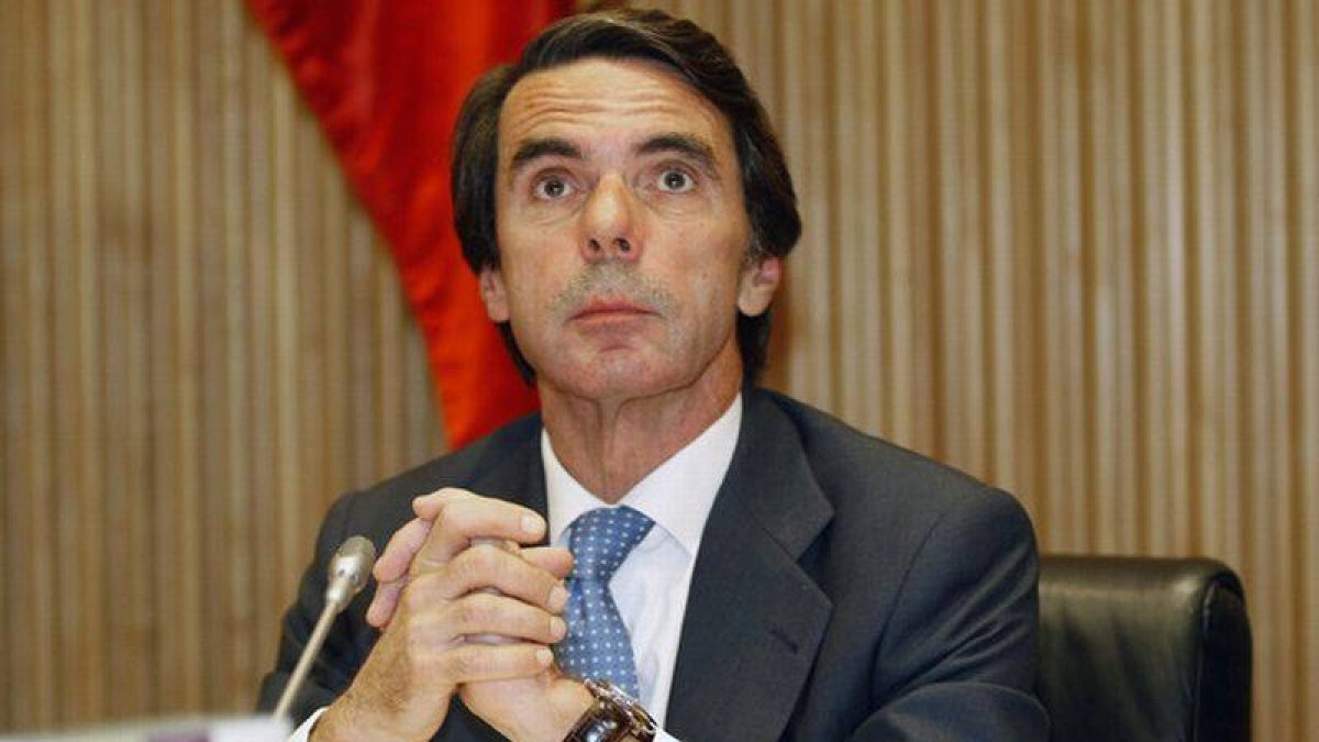 Aznar, durante la presentación de un libro de la FAES.