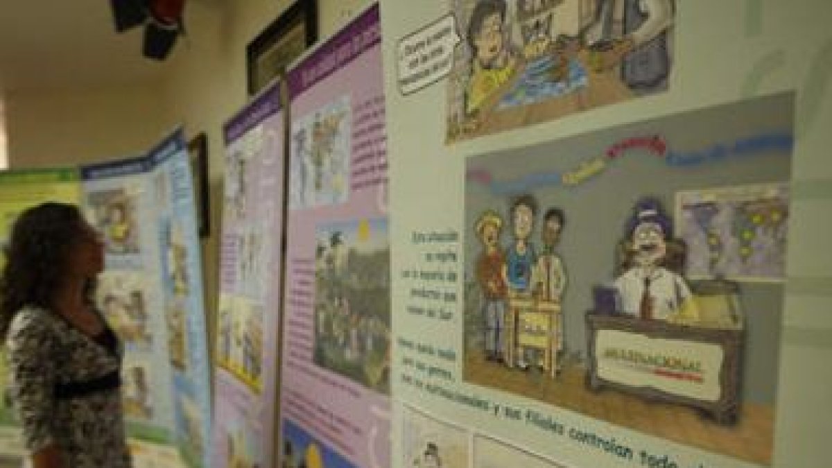 La exposición sobre comercio justo permanecerá hasta el día 17.