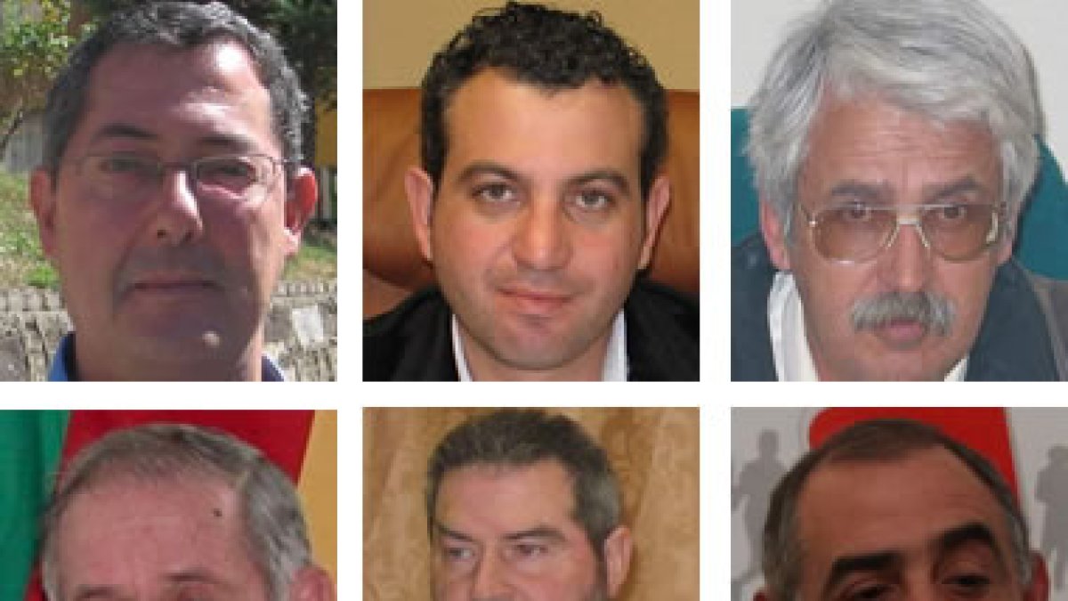 Los alcaldes de Sabero, Cistierna, Valderrueda, La Robla, La Ercina y Matallana de Torío.