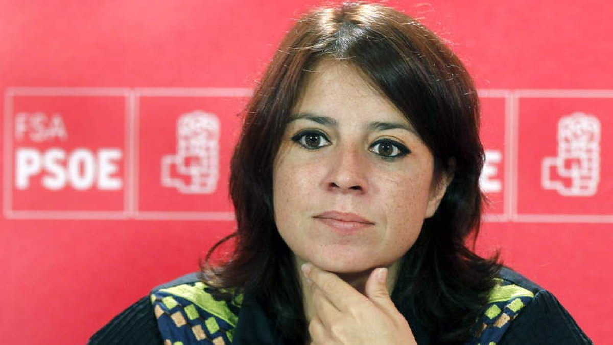 La secretaria de Política Municipal del PSOE, Adriana Lastra.