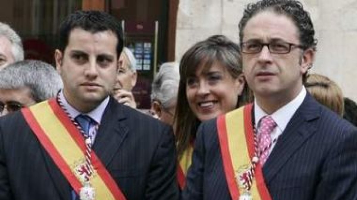 Ibán García del Blanco y Javier Chamorro, en una imagen de archivo.