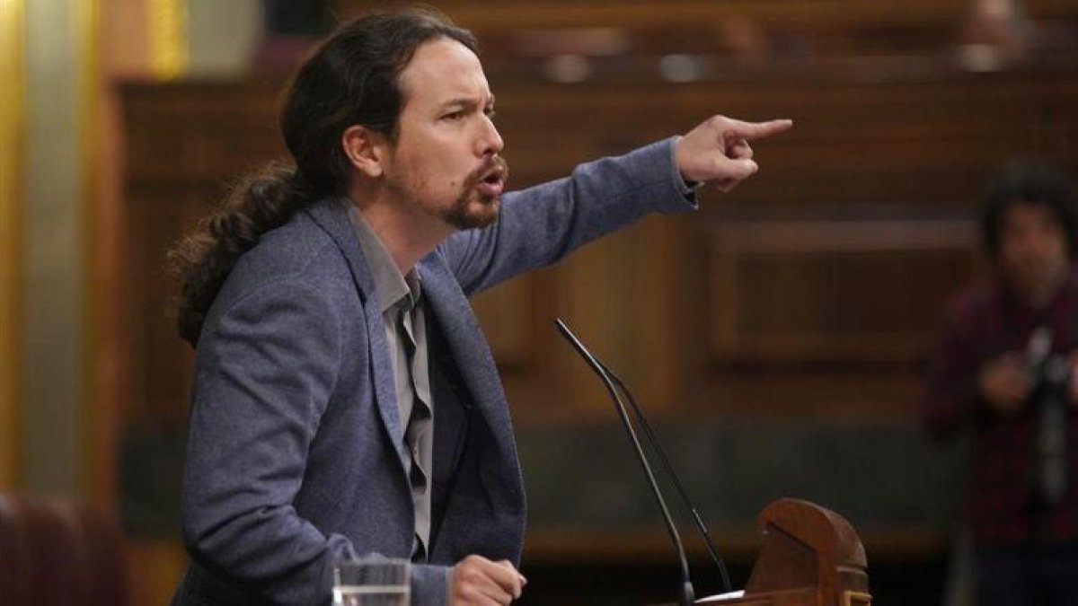 El líder de Podemos, Pablo Iglesias.