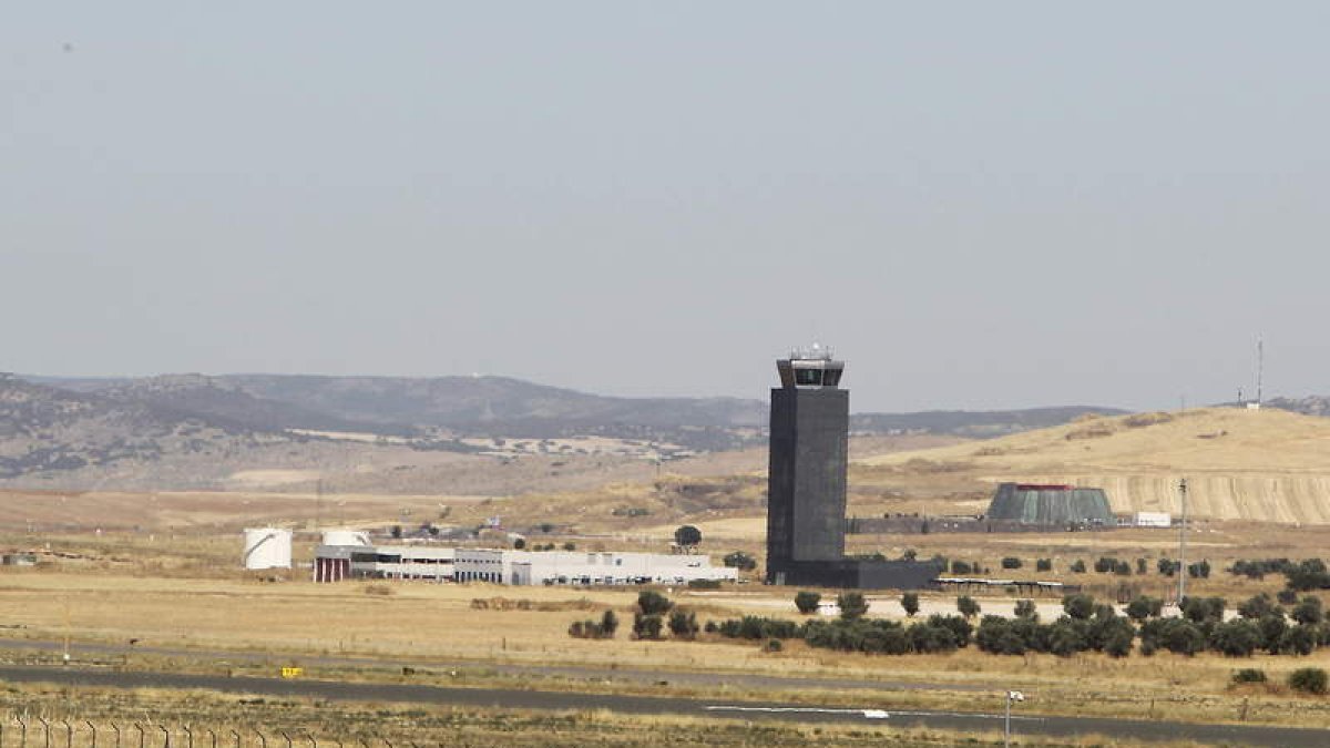 Vista de las instalaciones del aeropuerto de Ciudad Real.