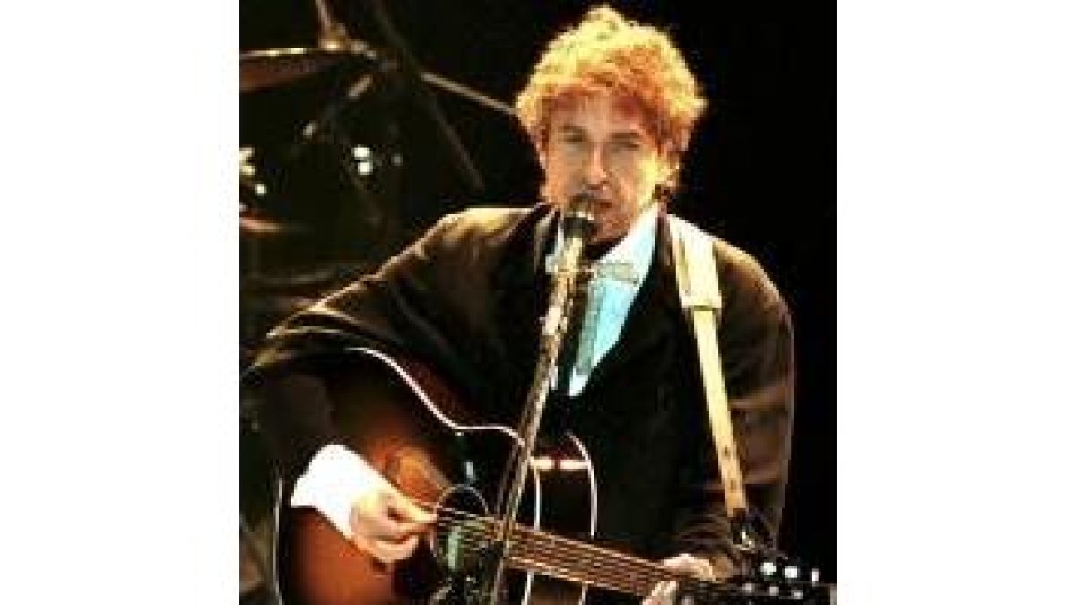 Bob Dylan en uno de los últimos conciertos que ofreció en España