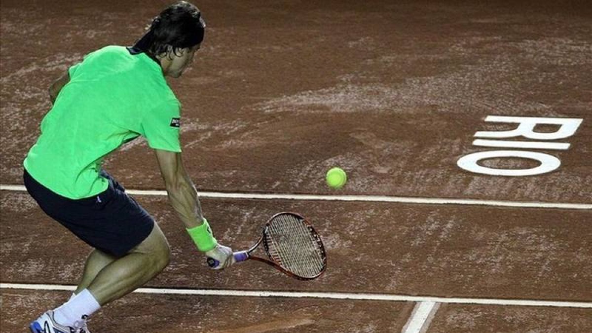 David Ferrer, en Río.