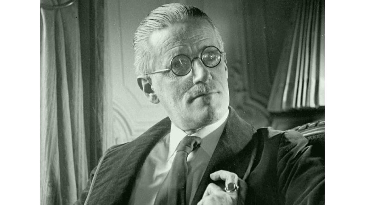 Imagen del escritor irlandés James Joyce