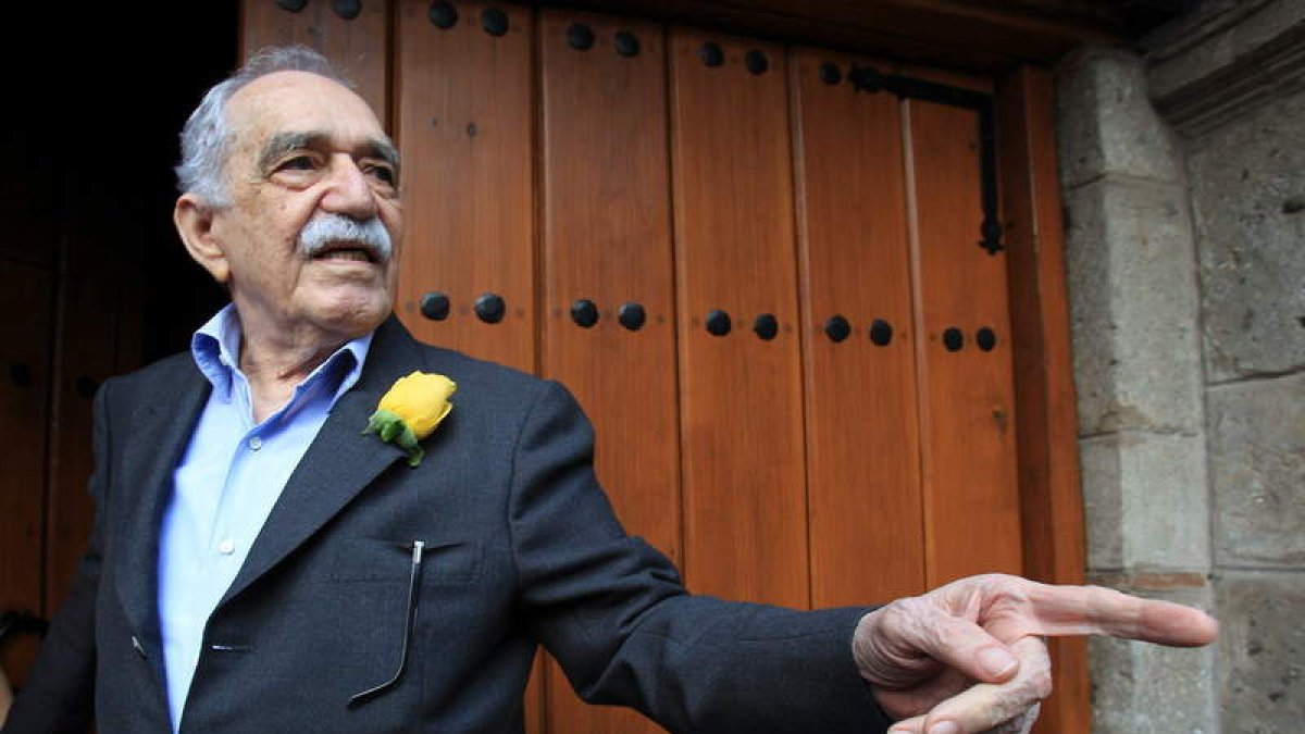 Gabriel García Márquez en su última aparición pública. Fue el día de su cumpleaños.