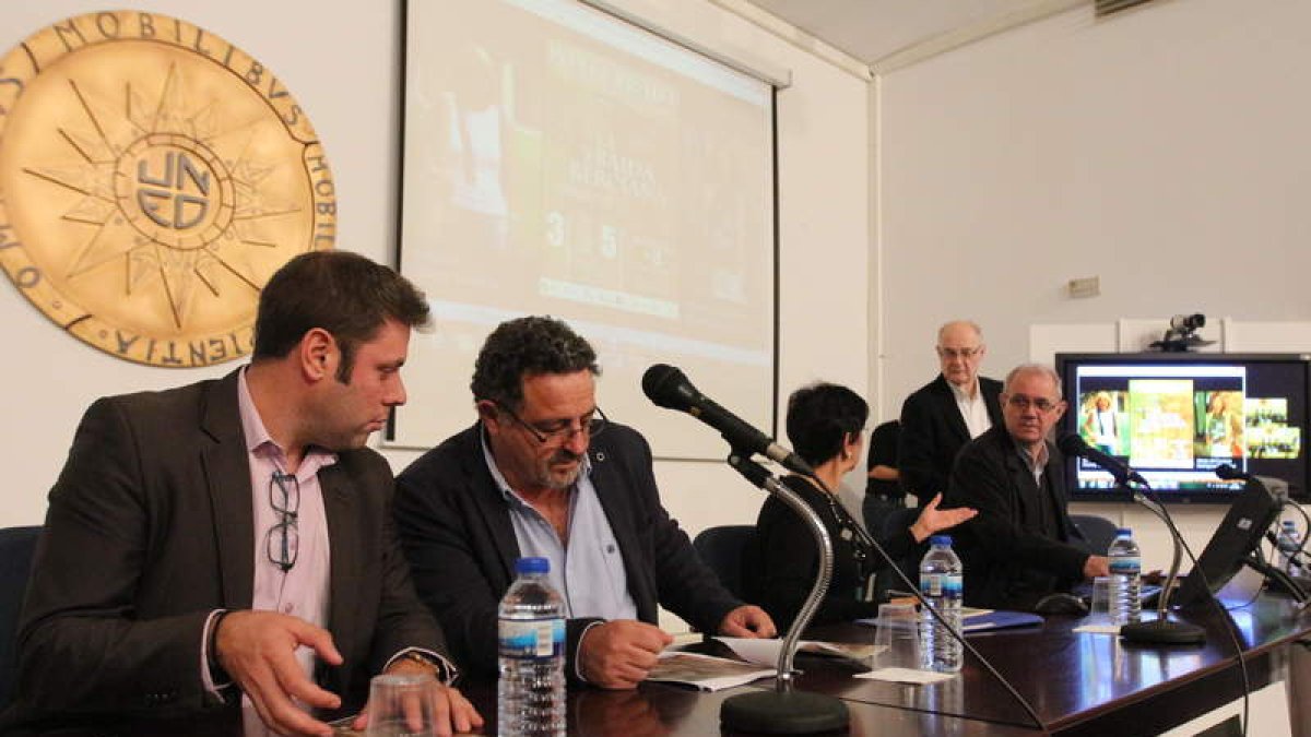 La Uned estrenó ayer las jornadas sobre la Tebaida. ANA F. BARREDO