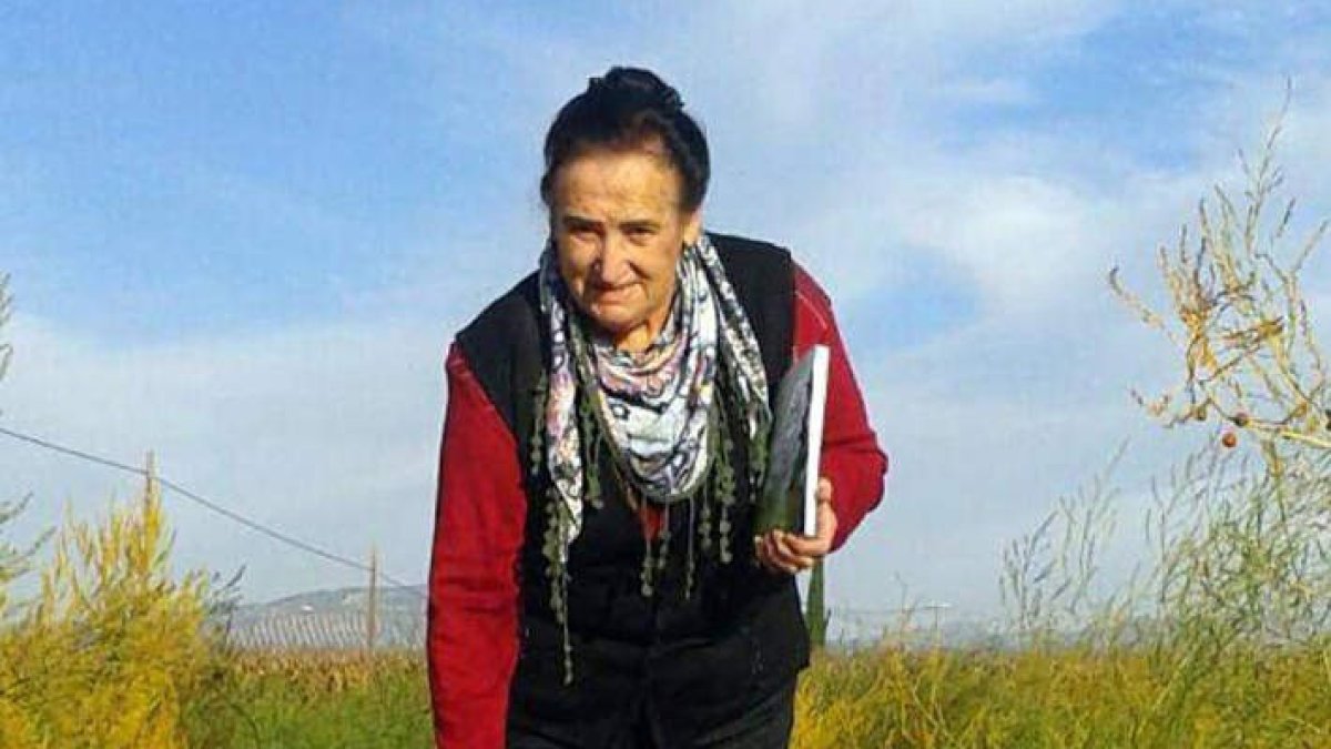Jacinta Ortiz Mesa, de 82 años, es un ejemplo de superación. AYUNTAMIENTO DE HUÉTOR-TÁJAR