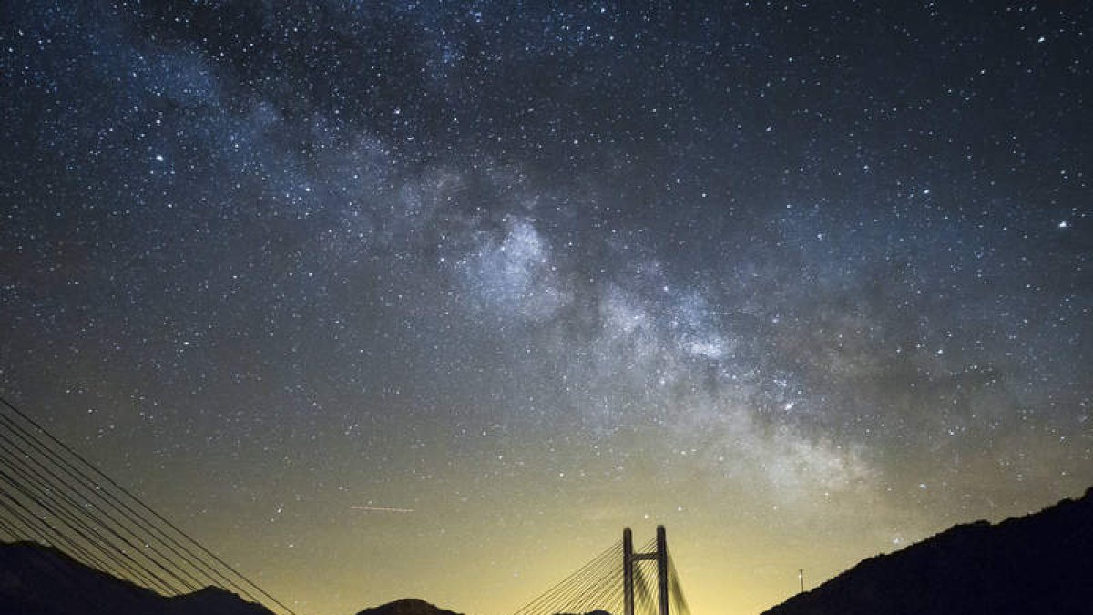 La imagen se tomó una noche del mes de julio de 2016. VILLE BAJO ROUVINEN