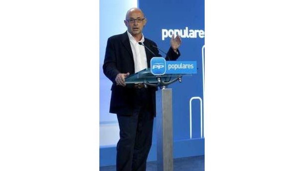 El portavoz económico del PP, Cristóbal Montoro.