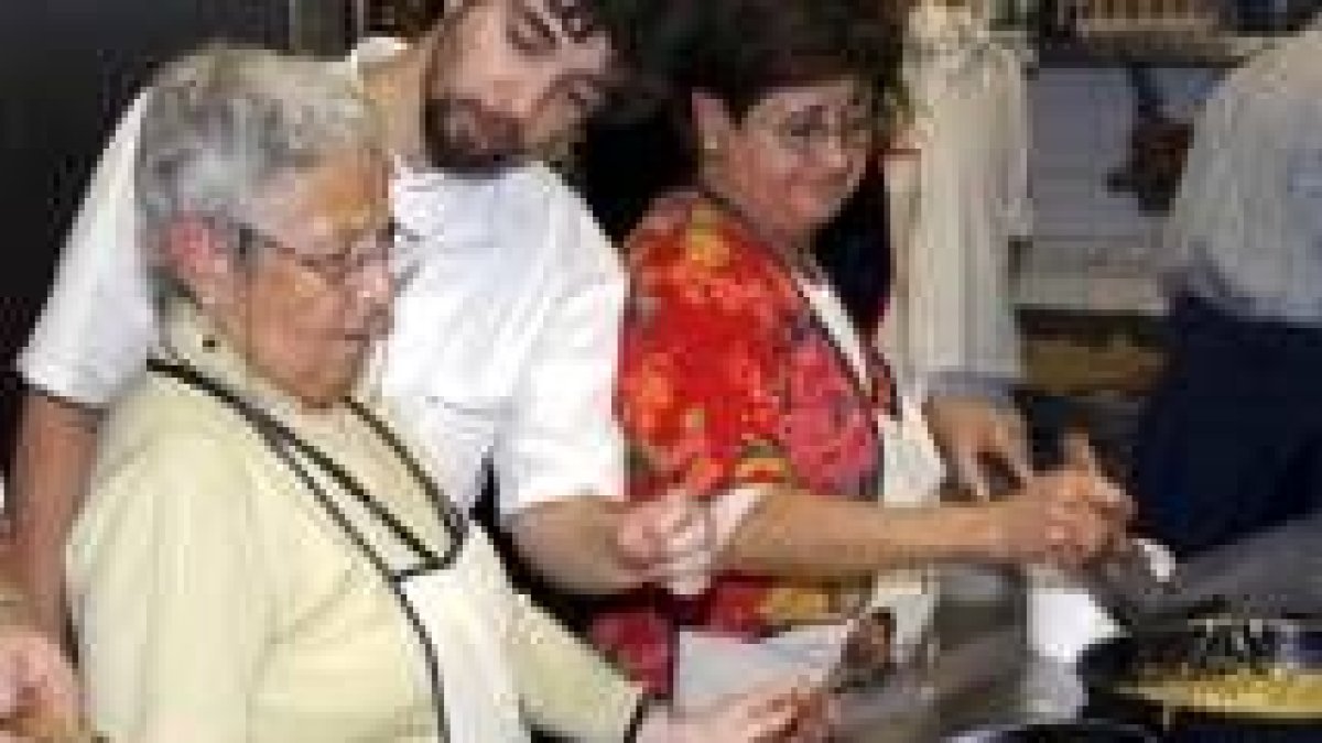 Alumnos que acuden a la escuela de cocina de Carlos D. Cidón