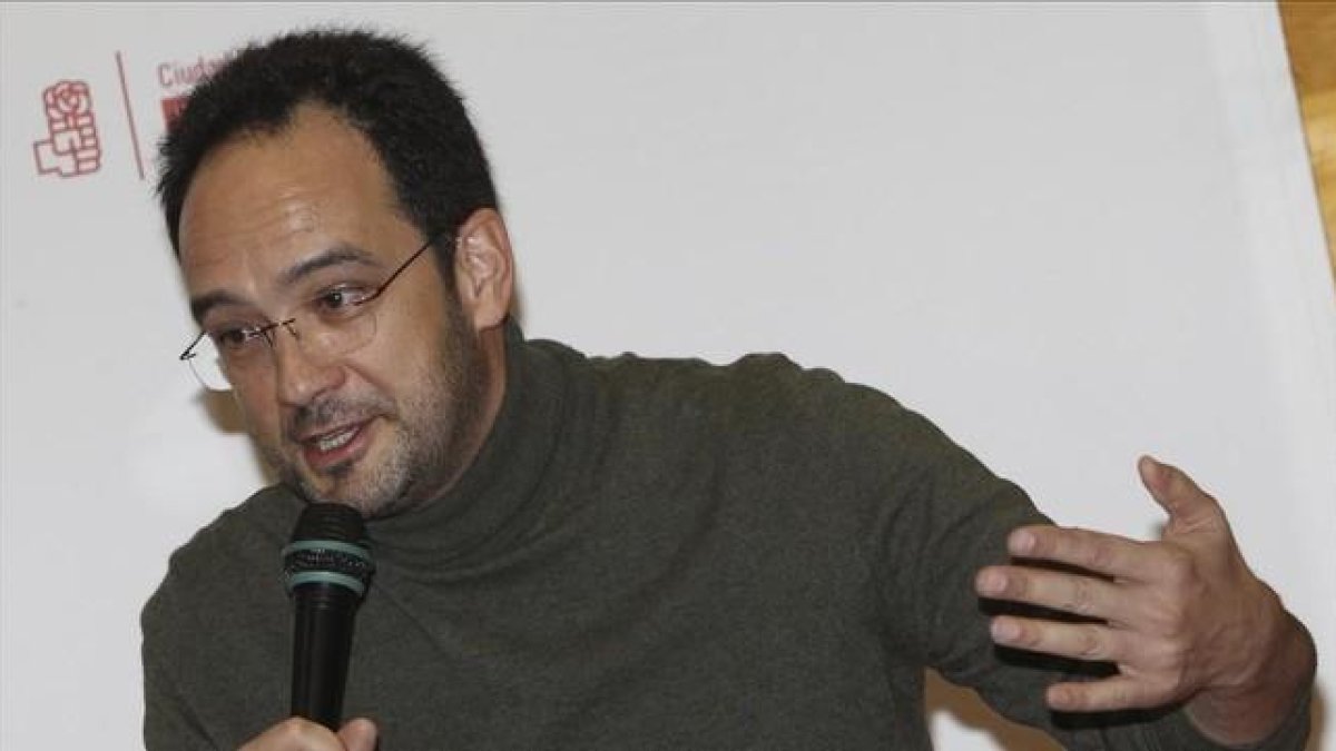 El portavoz socialista en el Congreso, Antonio Hernando, el pasado domingo en Ciudad Real.