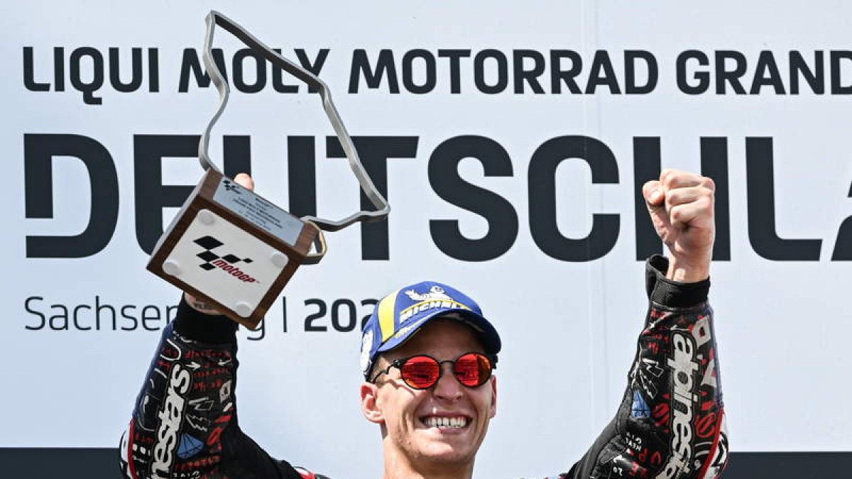 Fabio Quartararo se impuso en el GP de Alemania. FILIP SINGER