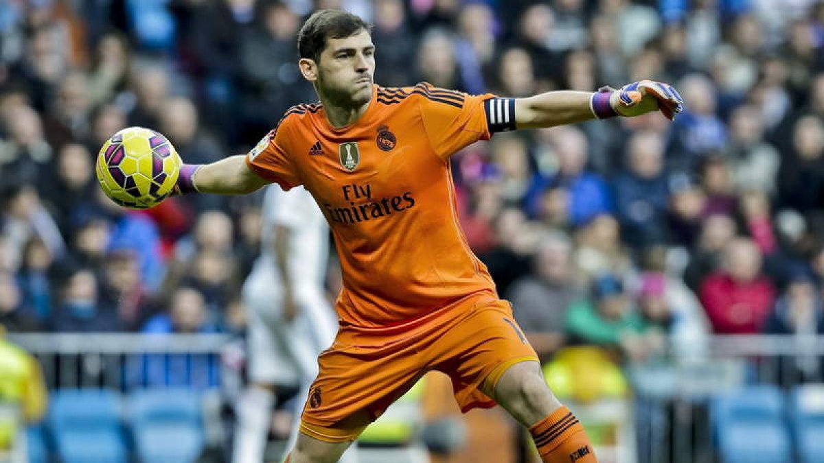 Iker Casillas durante el último partido de liga disputado por el Real Madrid.