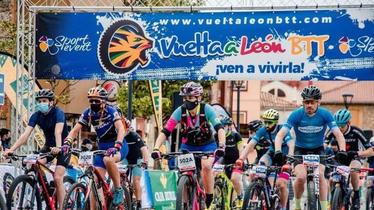 La Vuelta a León BTT volverá a contar con una nómina de ciclistas de altura en sus tres etapas. ISABEL G. DÍEZ